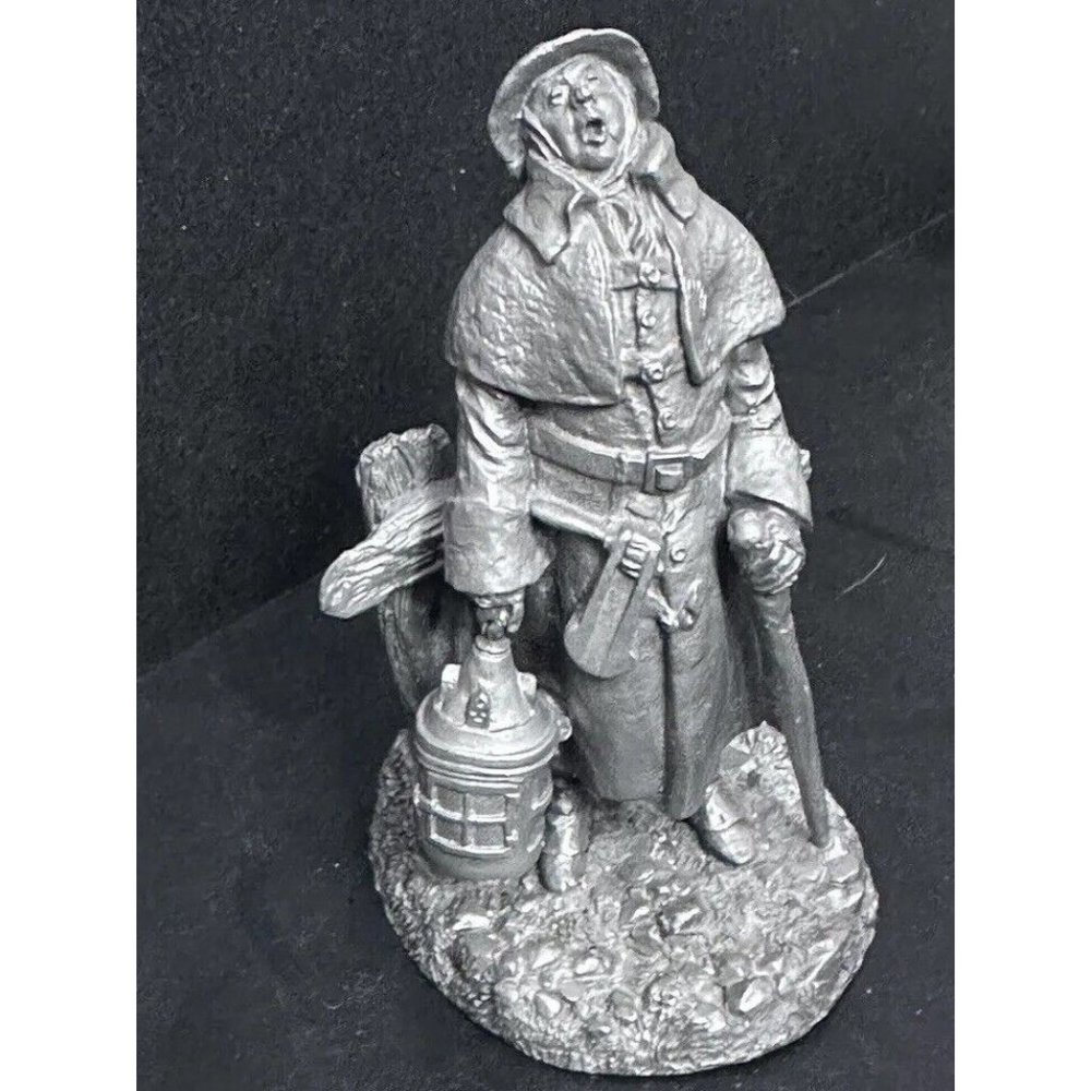 THE WATCHMAN FIGURINE FINE PEWTER THE FRANKLIN MINT 1977 - Picture 2 of 7